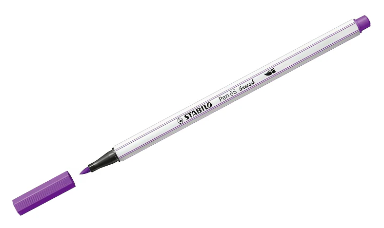 Premium Fibre-Tip Pen with Brush Tip - STABILO Pen 68 Brush - Assorted Pack Sizes & Colours - Image 16