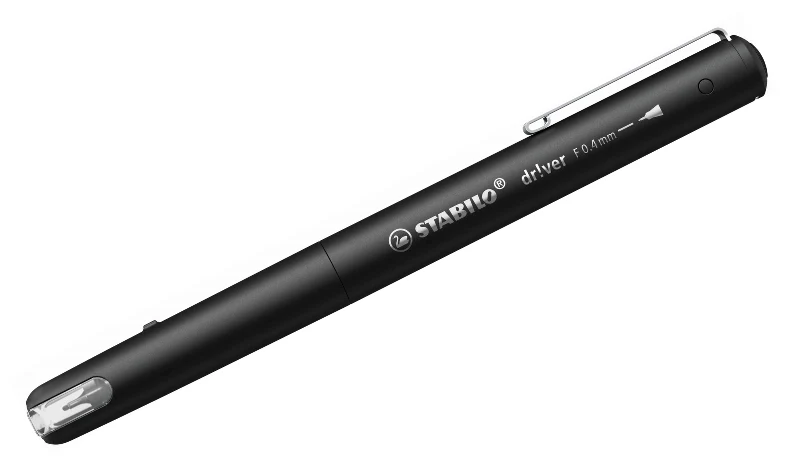Premium Fineliner - STABILO dr!ver - Fine - Pack of 1 - Black - Image 4