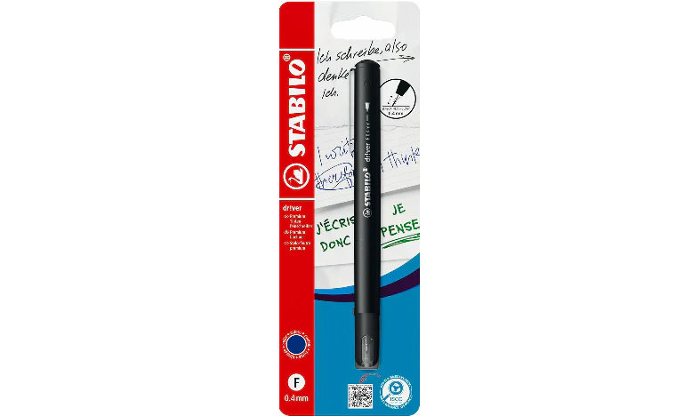 Premium Fineliner - STABILO dr!ver - Fine - Pack of 1 - Blue - Image 2