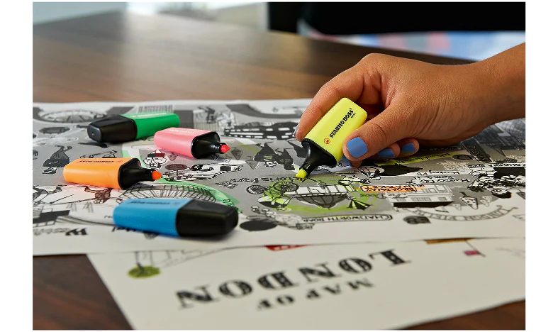 Highlighter - STABILO BOSS MINI - Assorted Pack Sizes and Colours - Image 8