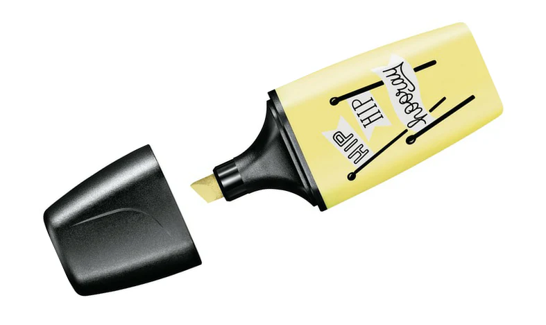 Highlighter - STABILO BOSS MINI Pastellove - Pack of 3 - Turquoise, Yellow, Peach - Image 7