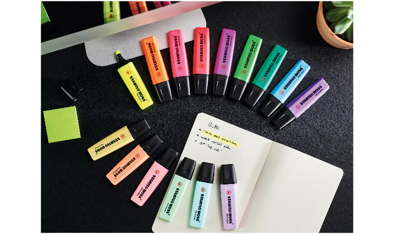 Highlighter - STABILO BOSS ORIGINAL - Assorted Pack Sizes and Colours - Image 13