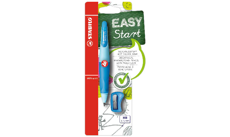 Ergonomic Mechanical Pencil - STABILO EASYergo 3.15 + Sharpener - Assorted Sizes and Colours - Image 3