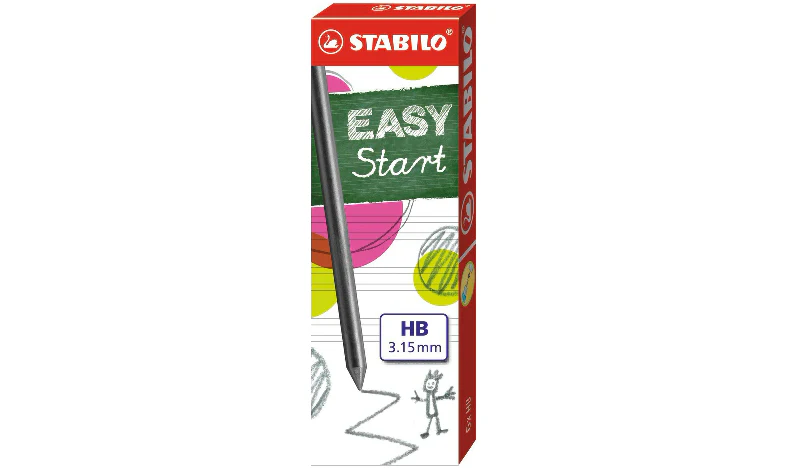 Ergonomic Mechanical Pencil - STABILO EASYergo 3.15 Refill Leads - Box of 6 - HB - Image 2