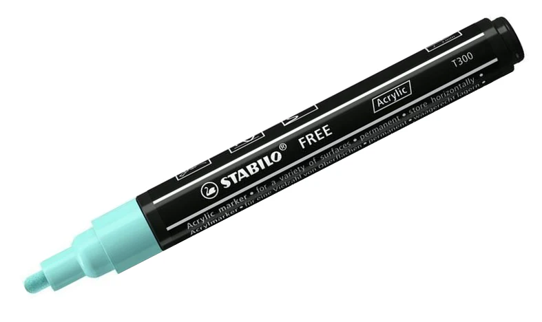 Acrylic Marker - STABILO Free Acrylic T300 2-3mm Bullet Tip - Assorted Pack Sizes and Colours - Image 12