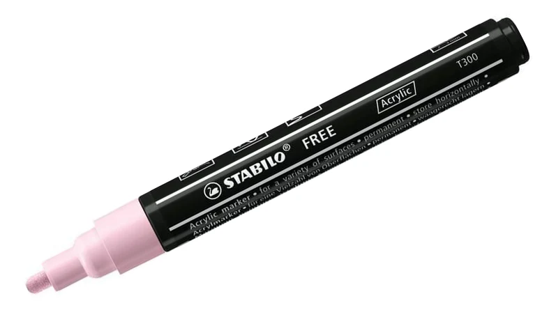 Acrylic Marker - STABILO Free Acrylic T300 2-3mm Bullet Tip - Assorted Pack Sizes and Colours - Image 21