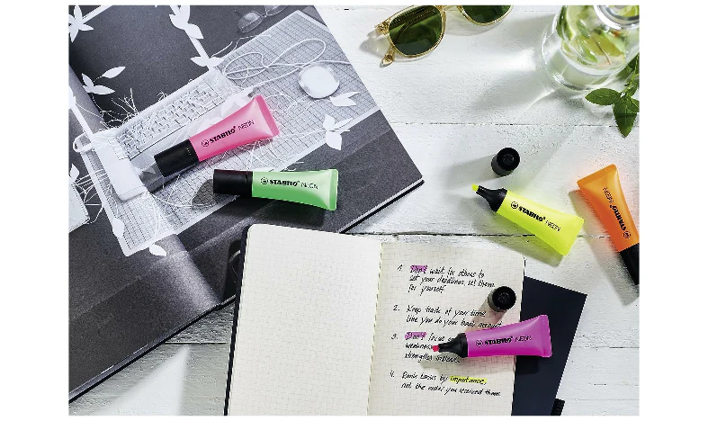 Highlighter - STABILO NEON - Assorted Pack Sizes and Colours - Image 10