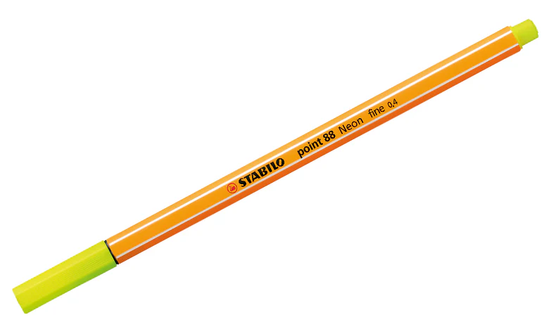 Fineliner - STABILO point 88 - Pack of 6 - Neon Colours - Image 5