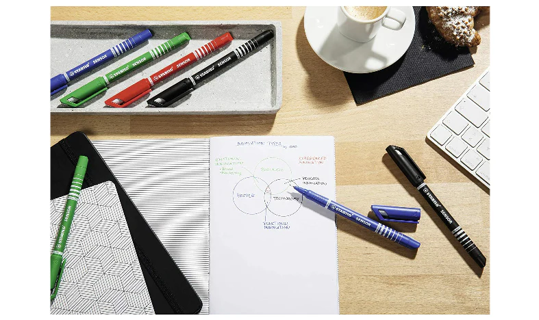 Fineliner with Cushioned F-Tip - STABILO SENSOR F - Assorted Pack Sizes and Colours - Image 11