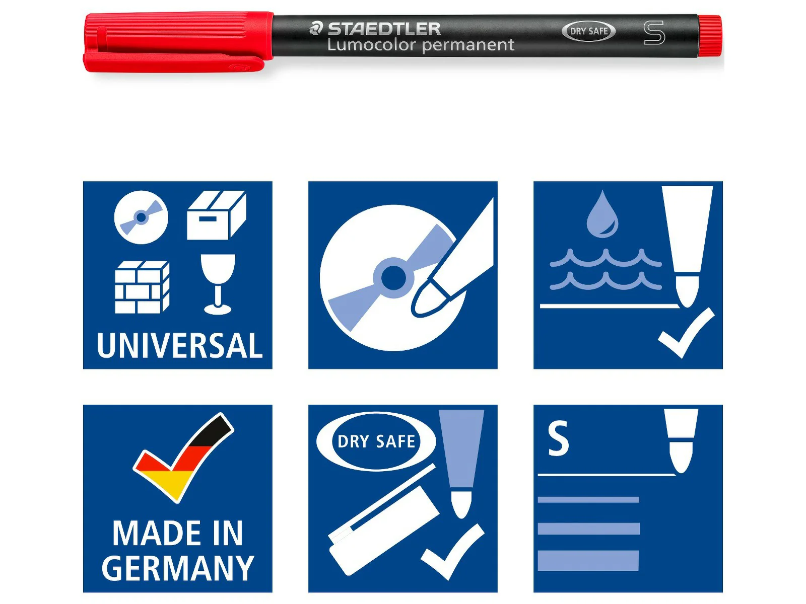 STAEDTLER Lumocolor Permanent Pen 313 (Superfine Tip) - Image 8