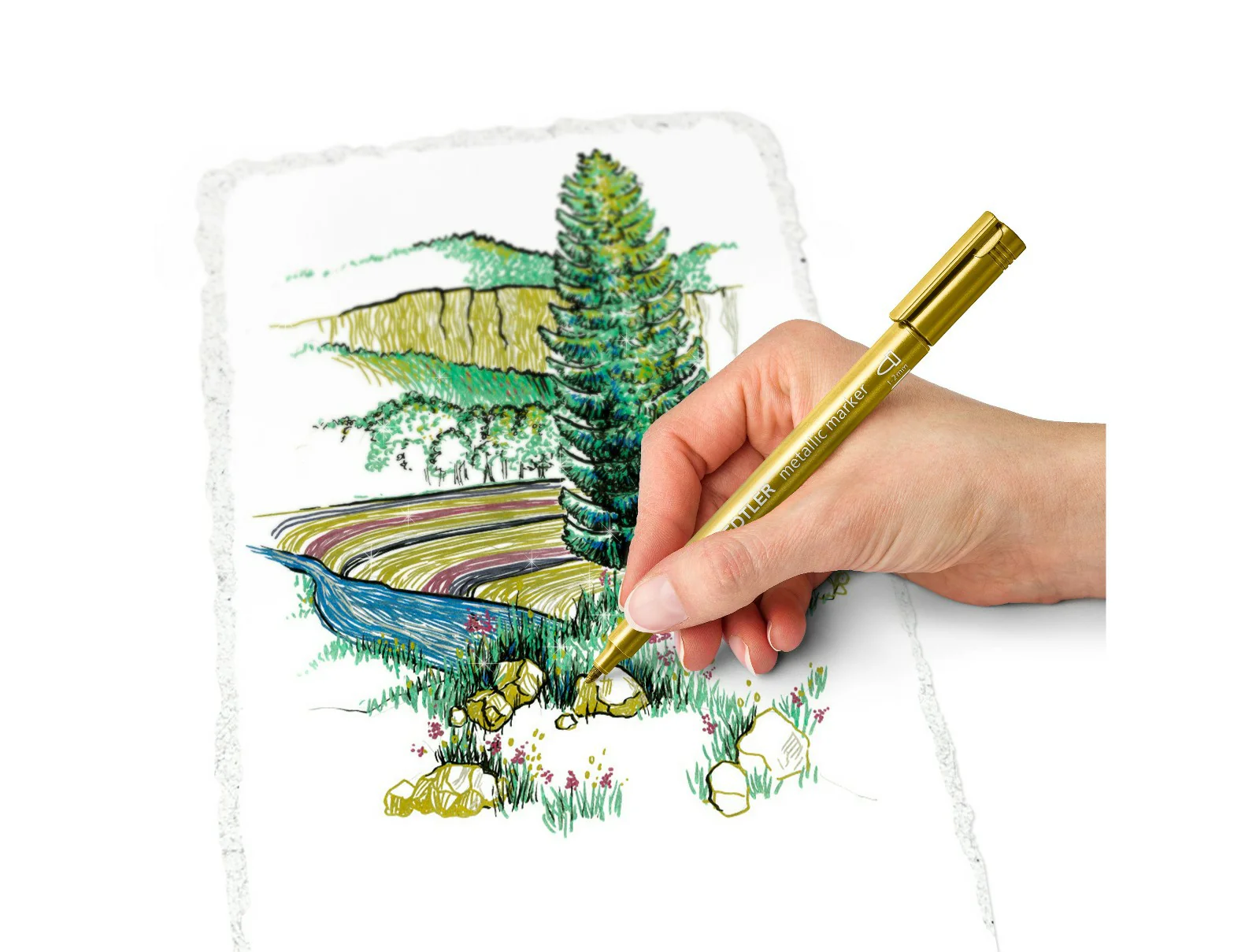 STAEDTLER Metallic Marker 8323 – Metallic Pens - Image 6
