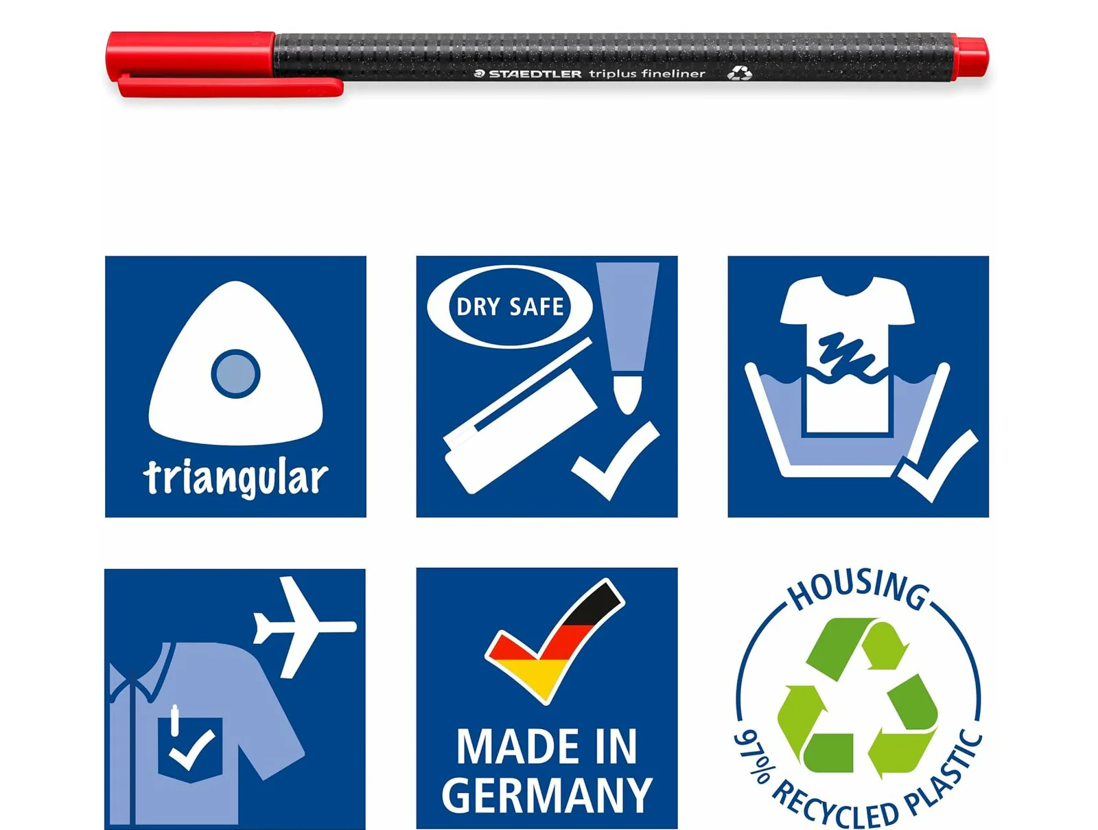 STAEDTLER Triplus Fineliner 334 Triangular Fineliner Pen - Image 6