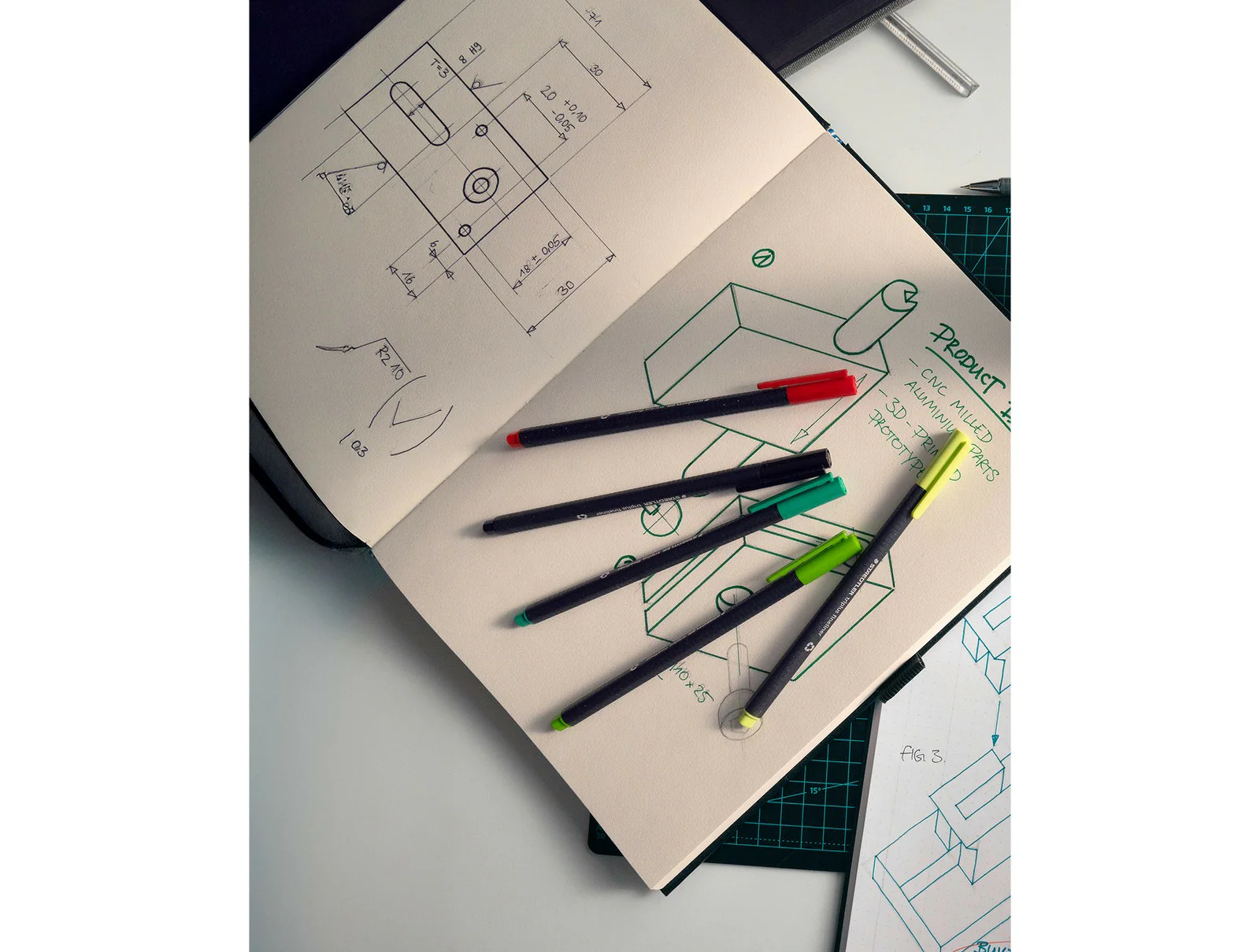 STAEDTLER Triplus Fineliner 334 Triangular Fineliner Pen - Image 7