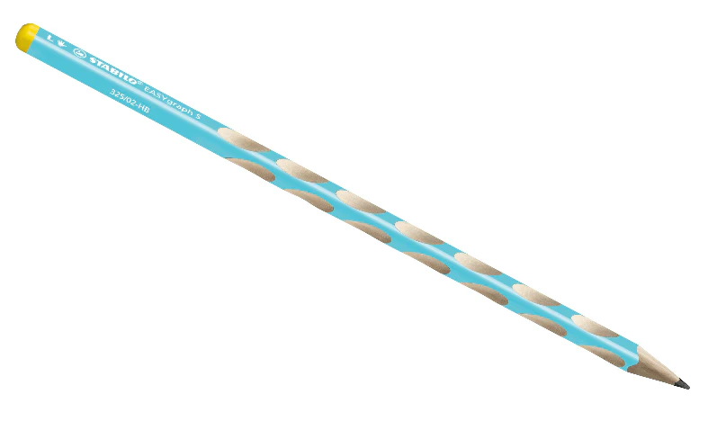 Thin Ergonomic Graphite Pencil - STABILO EASYgraph S - Classpack of 48 - 8 x Left-Handed and 40 x Right-Handed - Assorted Colours - HB - Image 3