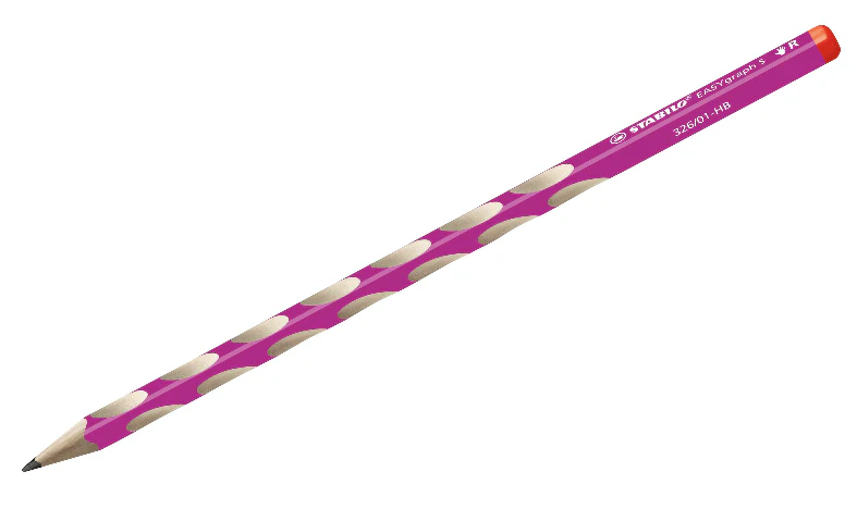 Thin Ergonomic Graphite Pencil - STABILO EASYgraph S - Classpack of 48 - 8 x Left-Handed and 40 x Right-Handed - Assorted Colours - HB - Image 4