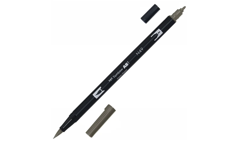 Tombow ABT Dual Brush Pen Grey Colours Set of 6 - Image 5