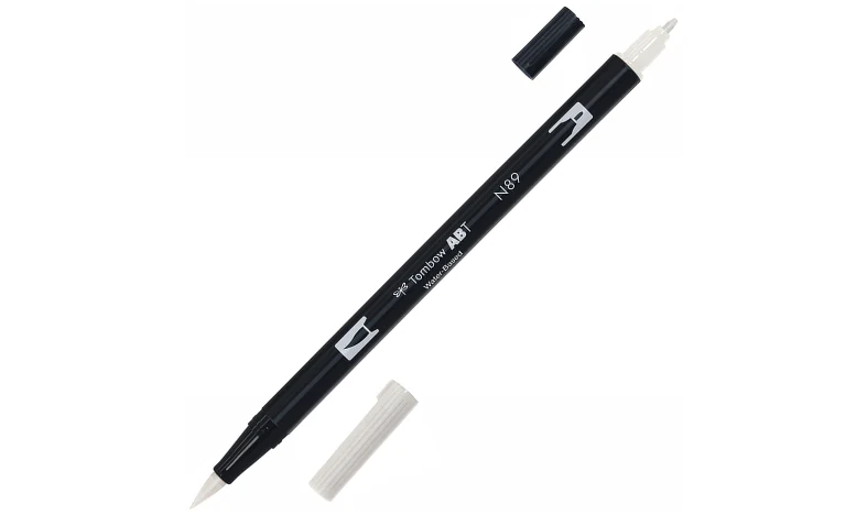 Tombow ABT Dual Brush Pen Grey Colours Set of 6 - Image 9