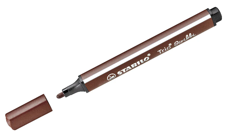 Triangular Fibre-Tip Pen - STABILO Trio Scribbi - Assorted Pack Sizes & Colours - Image 4