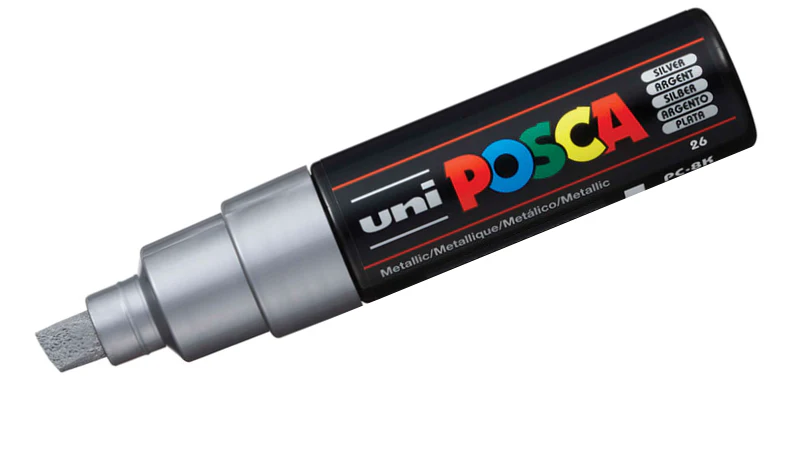 POSCA PC‑8K Broad Chisel Paint Marker (8mm) - Image 29