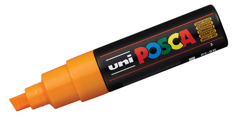 POSCA PC‑8K Broad Chisel Paint Marker (8mm) - Image 5