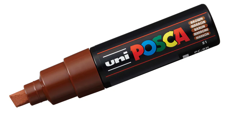 POSCA PC‑8K Broad Chisel Paint Marker (8mm) - Image 7