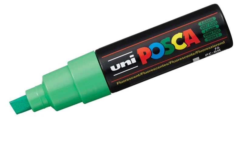 POSCA PC‑8K Broad Chisel Paint Marker (8mm) - Image 8