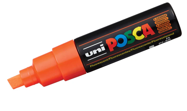 POSCA PC‑8K Broad Chisel Paint Marker (8mm) - Image 9
