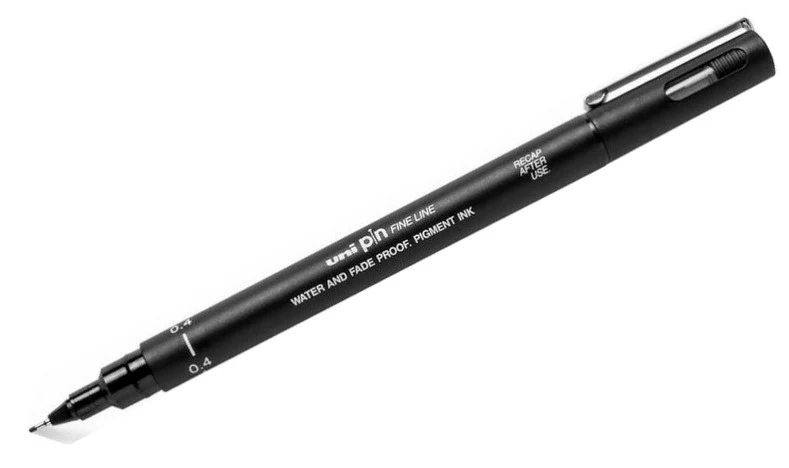 Uni PIN Drawing Pen Black - Image 7