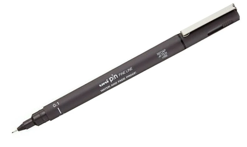 Uni PIN Drawing Pen Dark Grey - Image 2