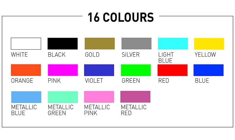 Uni POSCA Marker Pen PC-1MR Ultra-Fine Set of 16 Assorted Colours - Image 3