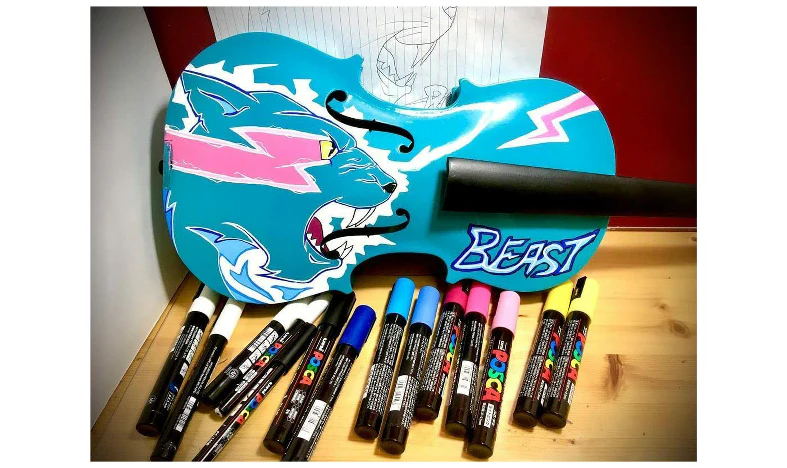 Uni POSCA Marker Pen PC-3M Fine Set of 8 Pastels - Image 7